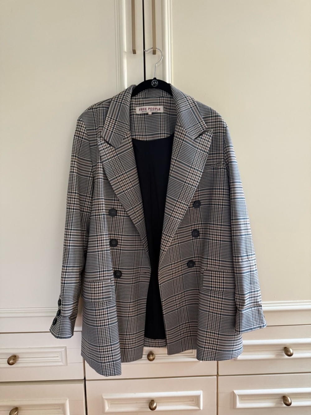 Free People Cali Plaid Blazer
